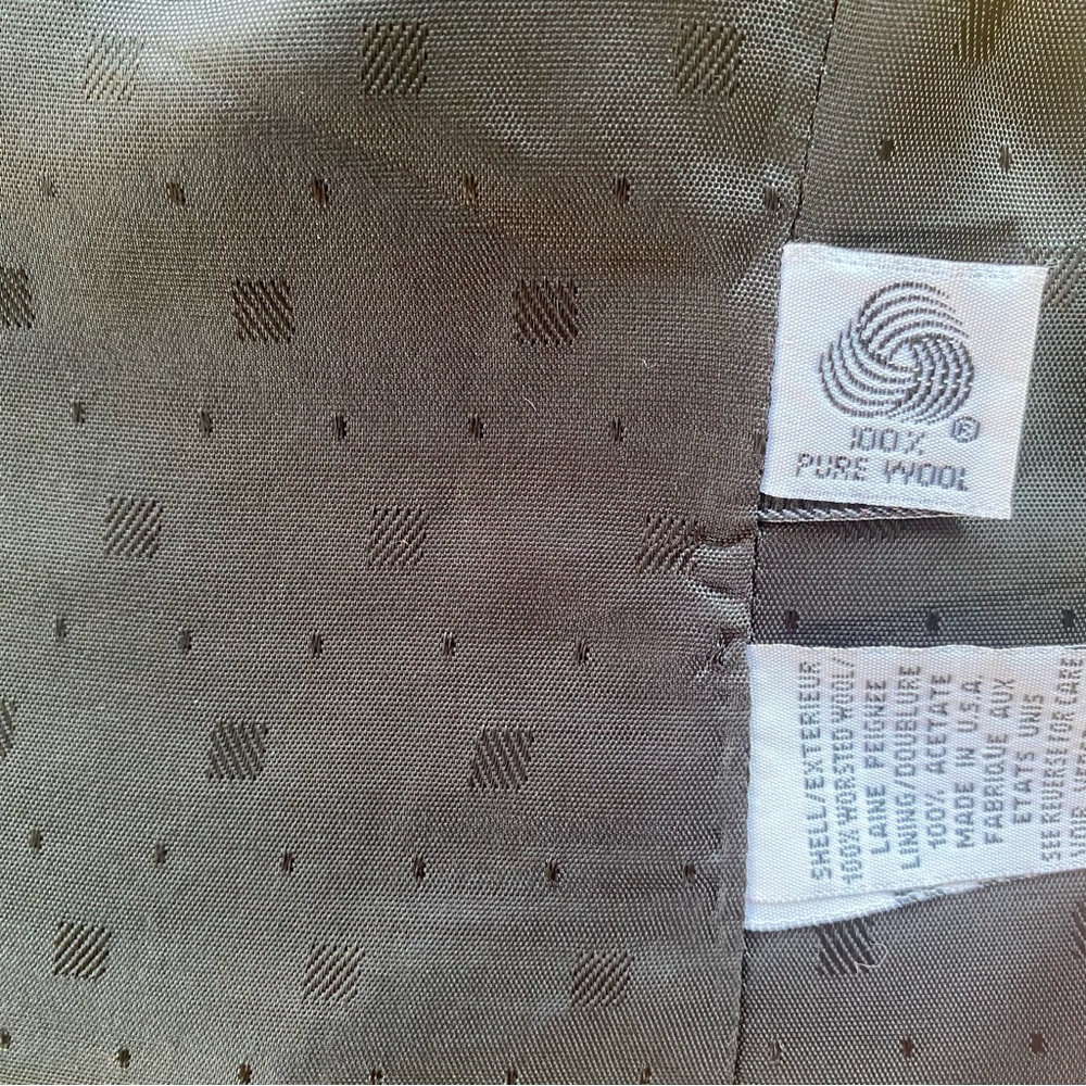 Talbots Structured Gray Wool Doublebreasted Blaze… - image 7